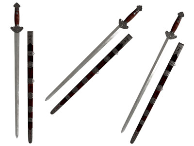 现代古剑 带鞘的长剑 武器