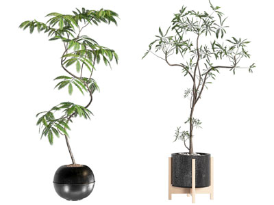 中古复古绿植摆件 新中式绿植摆件 中式绿植摆件 客厅