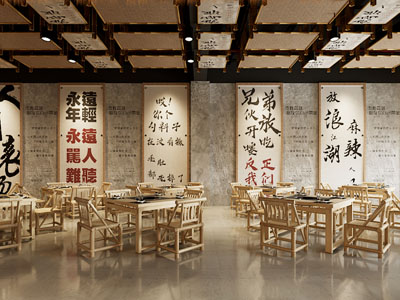 火锅店 串串店 麻辣烫 前台收银 大厅