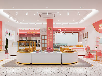 现代面包烘焙店