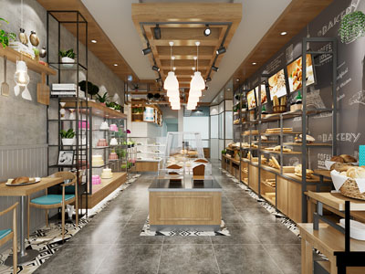 工业风面包店