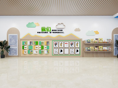 现代学校 学校大厅 学校走廊