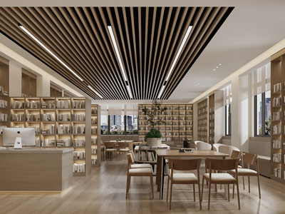 现代书店 图书馆 阅览室