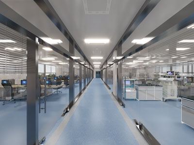 工业风写字楼办公区走廊过道