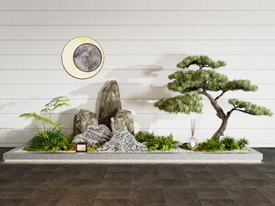 植物堆 假山
