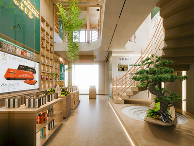 新中式现代茶叶店
