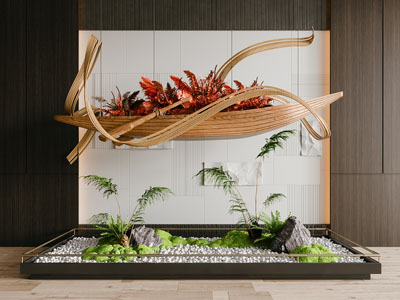 现代室内景观园艺小品