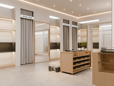 奶油侘寂服装店