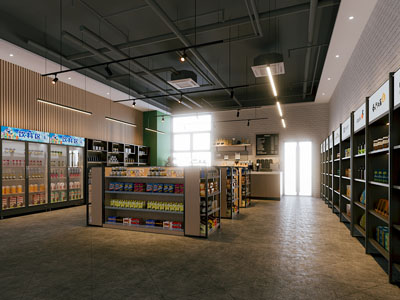 现代超市 便利店