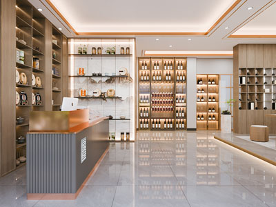 新中式烟酒店