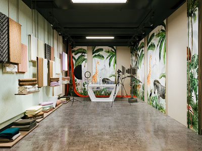布料展厅 直播间