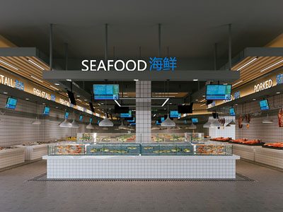 现代海鲜生鲜便利店