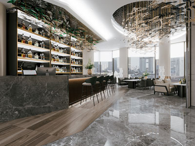 酒店大堂吧 酒吧区
