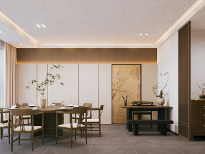 新中式餐厅包厢 包房