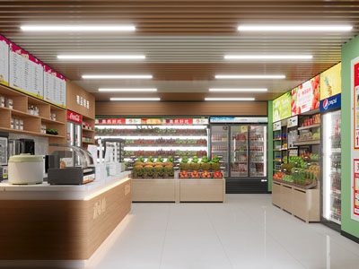 现代生鲜超市 便利店