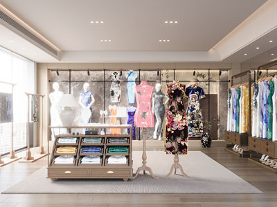 新中式服装店