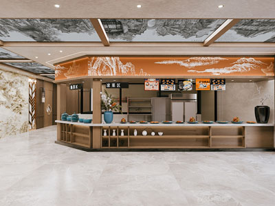 现代明档 餐饮明档