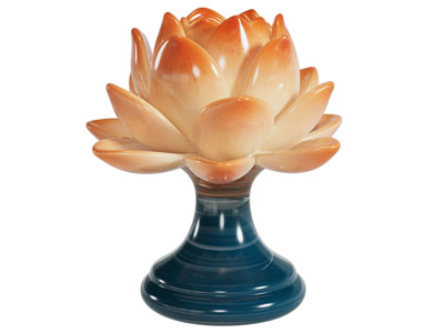 现代莲花灯 香座工艺品