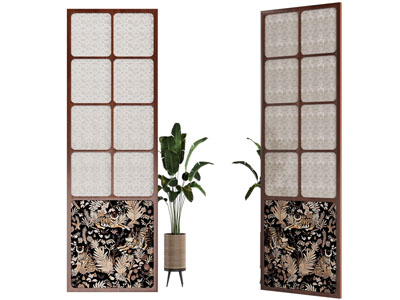 法式中古风玻璃隔断