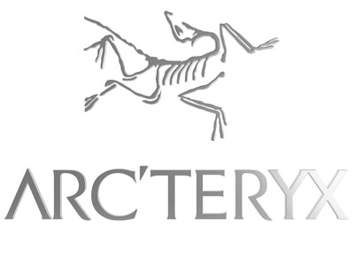 现代始祖鸟商标 logo 指示牌
