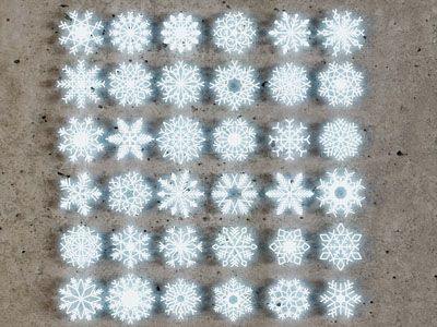 现代冰雪节 雪花灯