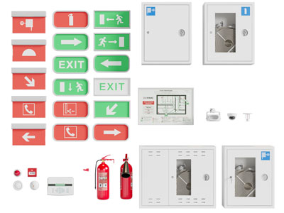 现代消防用品 消防栓 消防门