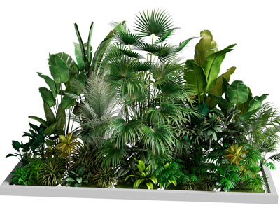 现代绿植园艺小品