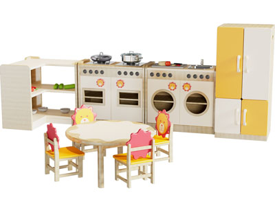 现代儿童桌椅组合