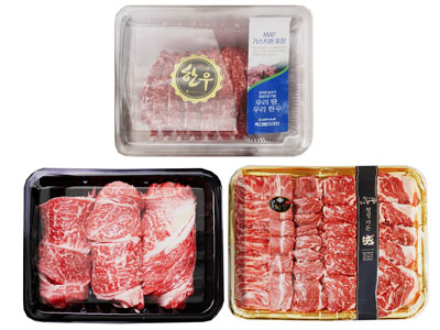 现代韩式韩牛生鲜真空包装牛肉