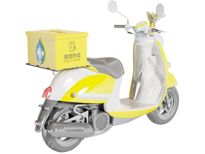 美团外卖车 电动车