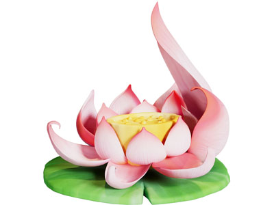 现代莲花美陈 户外装置