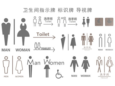现代导视牌