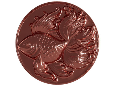 新中式金鱼浮雕墙饰挂件