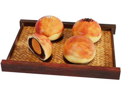 现代糕点甜点月饼