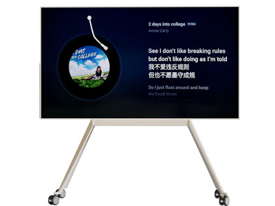 现代奶油风支架电视 移动电视 电视支架