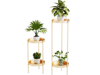 现代轻奢花架花瓶植物绿植盆栽