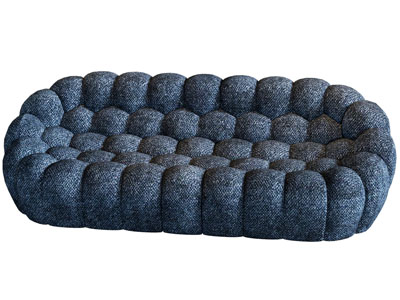 现代意式毛毛虫沙发