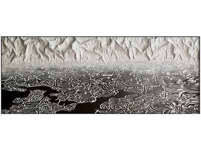 侘寂风立体画 古画 装饰画