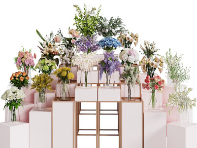 现代花艺堆头