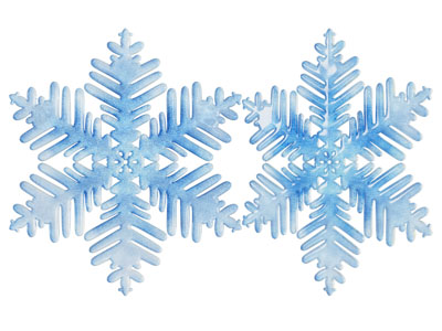 现代雪花装饰挂件