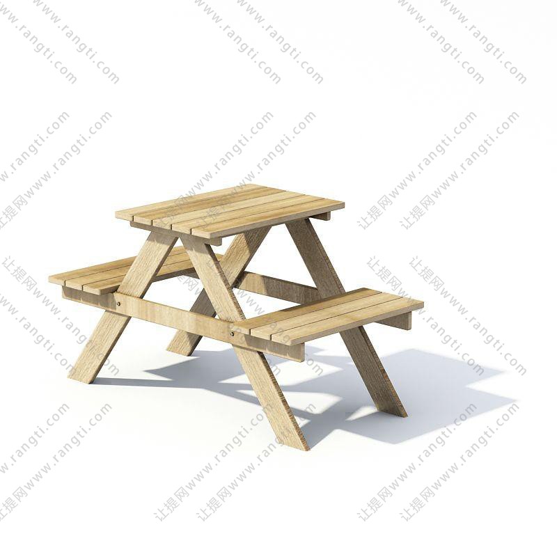 桌凳一体 户外凳子、桌子