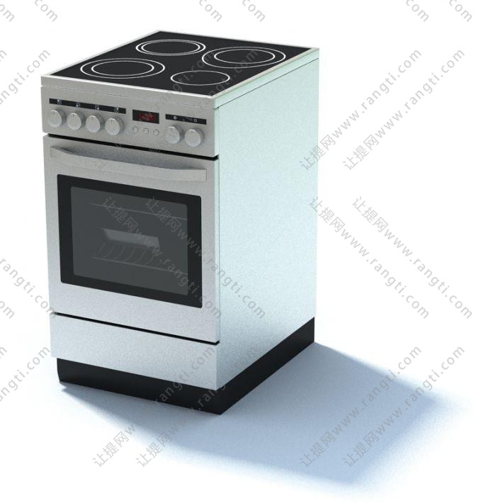 白色大尺寸烤箱、电磁炉组合
