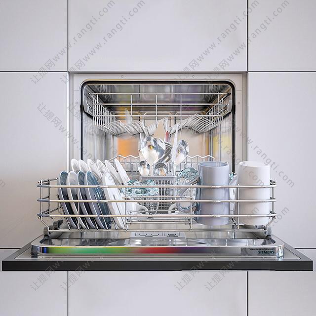 嵌入式厨房洗碗机、碗盘