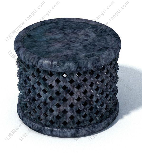 编织的镂空圆桌