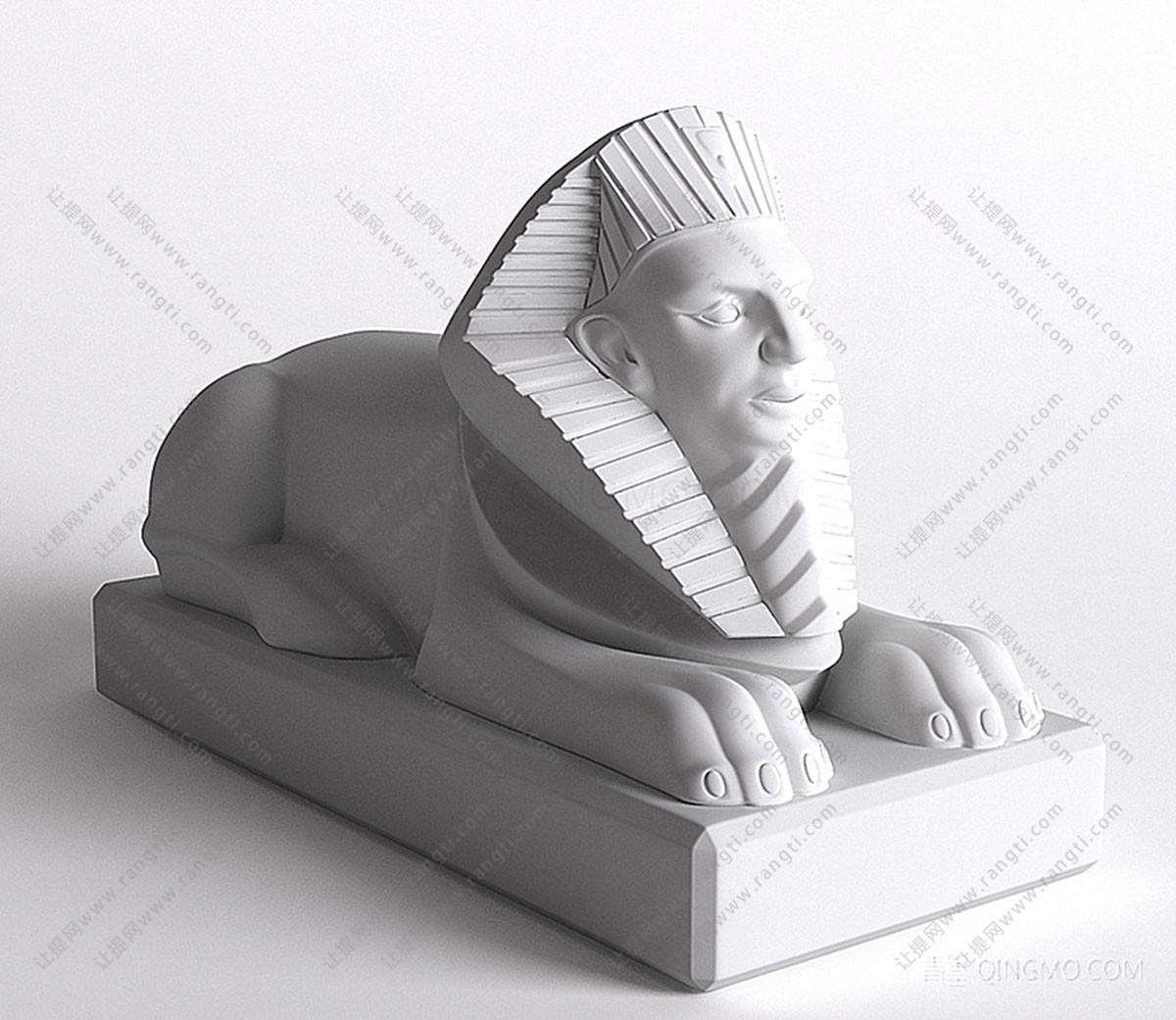 埃及狮身人面雕塑、雕像