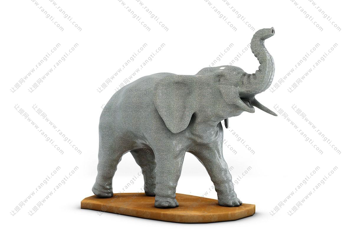 大象雕塑、摆件