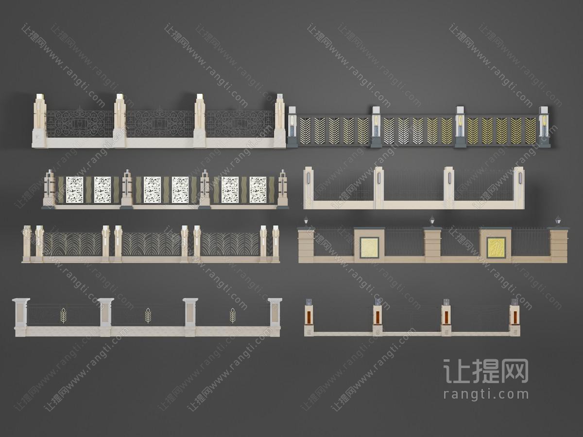 欧式楼梯、桥头、庭院栏杆