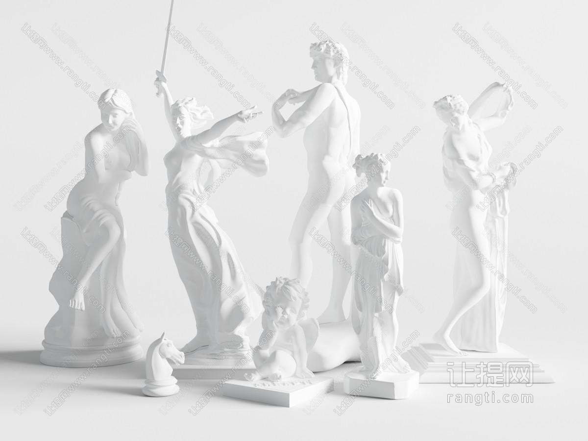 欧式石膏人物雕塑雕像