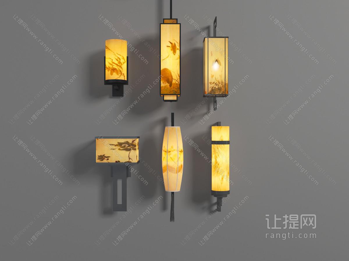 中式壁灯