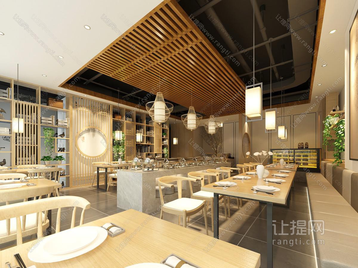 新中式自助餐馆饭店